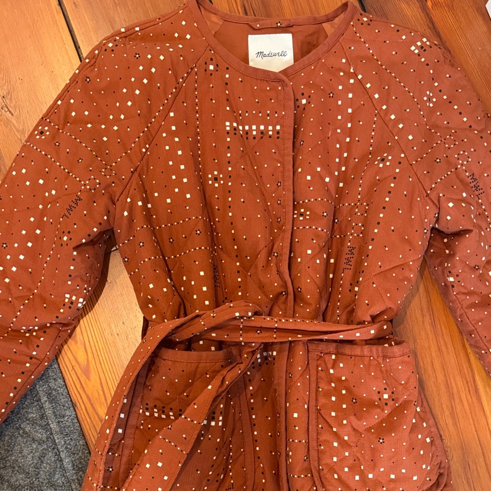 Madewell Rust bandana inspired Jacket